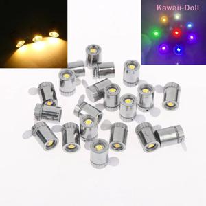 [DO]10/20Pcs 미니 LED 램프 모델 DIY 모델 제작을위한 작은 조명 장난감 인형 집 풍선 파티 장식 핸드 크래프트 샌드 테이블 레이아웃