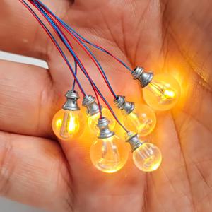 5pcs 3V 소형 Led 램프 모델 조명 1/87 1/100 1/150 Diy 모델 제작/인형 집 장식/디오라마 공급/마이크로 풍경
