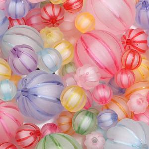10-100pcs 8/10/12/16/20mm 다채로운 호박 아크릴 비즈 DIY 쥬얼리 만들기위한 라운드 루즈 비즈 팔찌 목걸이 액세서리