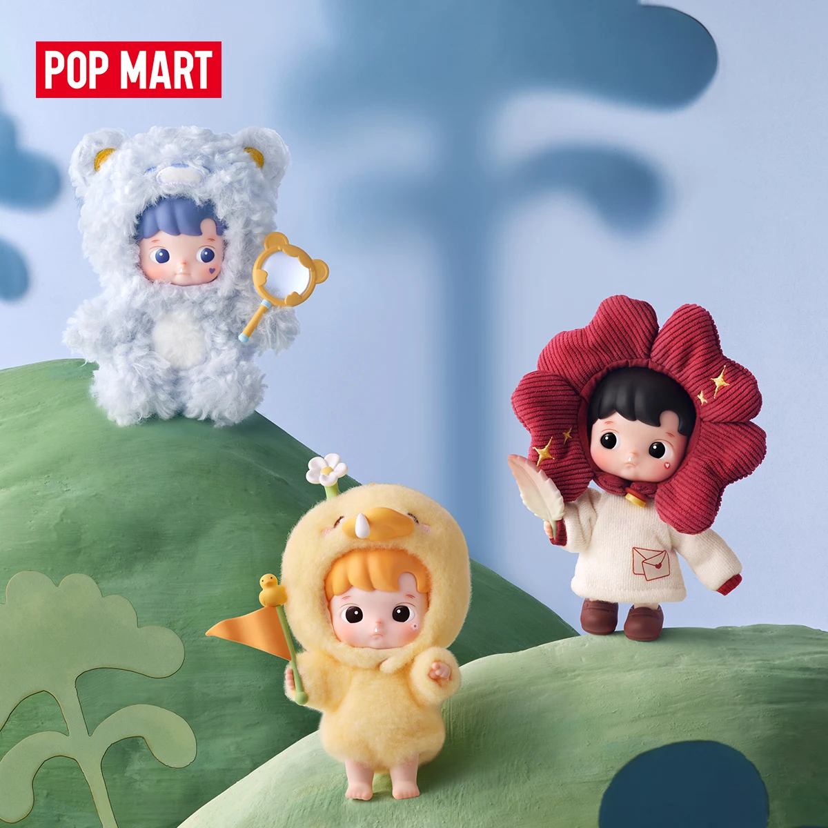 【EU EXCLD】POP MART HACIPUPU Enchanted Realm Tales 시리즈 미니 액션 피규어 블라인드 박스 1/9PCS POPMART 블라인드박스 귀여운 장난감