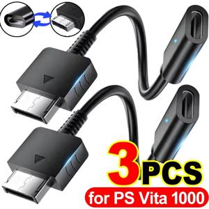 PS Vita PCH-1000 시리즈용 C형 여성용 충전 케이블 충전 어댑터 코드 PS Vita 1000 컨트롤러용 USB-C 여성용 케이블