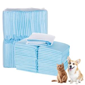 100/50/40/20PCS 흡수성 개 기저귀 일회용 강아지 훈련용 오줌 패드 빠른 건조 표면 매트 클린 쿠션 개 용품