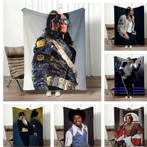 KPop M-Michael Jackson 경량 240g 플란넬 담요 부드럽고 피부 친화적인 여름용 냉방용 담요