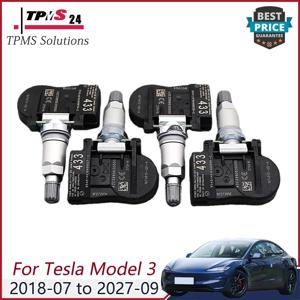 테슬라 모델 3 모델 S 모델 X용 TPMS 센서, 타이어 공기압 센서, 4X, 433Mhz, 1034602-00-A, 1034602-00-C, 1074812-00-B