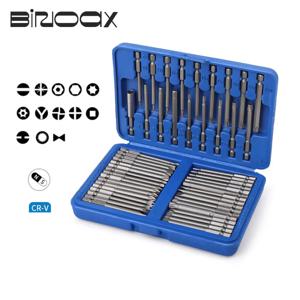 50개 엑스트라 롱 리치 비트 세트 75mm 보안 스크루드라이버 비트 Torx Star Hex 필립스 스퀘어 스패너 비트