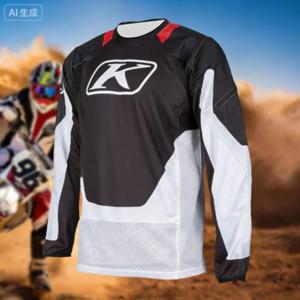 여름 BMX DH MTB 긴팔 티셔츠 자전거 의류 KLTM 레트로 모토크로스 저지 오토바이 산악 자전거 사이클링 의류