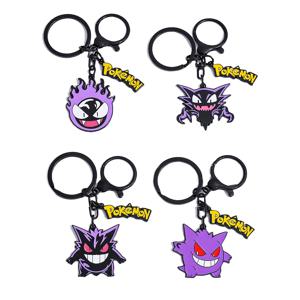 Gengar 키 체인 귀여운 애니메이션 만화 카와이 장식품 어린이 학교 가방 장식 열쇠 고리 축제 선물