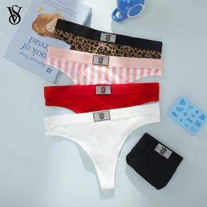 VS 섹시 란제리 여성 팬티 심리스 레이스 끈 팬티 편안하고 통기성 좋은 팬티 빅토리아 시크릿 하이웨이스트 속옷