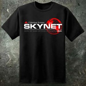 터미네이터 영화 스카이넷 남성 티셔츠 T800 Cyberdyne Systems