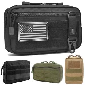 EDC Molle 전술 파우치 허리 팩 소형 유틸리티 파우치 허리 벨트 가방 의료 가방 전화 케이스 야외 사냥 액세서리