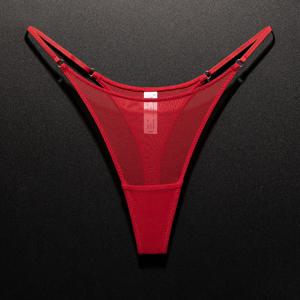메쉬 여성 브리프 심리스 thong 초박형 섹시 하이 슬릿 속옷 투명 거즈 스포츠 피트니스 G-스트링 플러스 사이즈