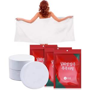 5/10PCS 일회용 여행용 수건 압축 페이셜 와이프 휴대용 여행 필수품 빠른 건조 수건 가정용 세탁 가능한 물티슈