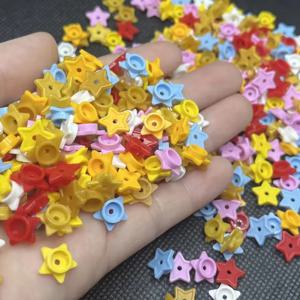 500pcs Moc 11609 벽돌 플레이트 라운드 1x1 스타 및 작은 핀 구멍 포함 DIY 빌딩 블록 호환 부품 액세서리 장난감