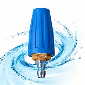 4000PSI 회전식 터보 노즐 분사기(고압 세척건용, 1/4인치 퀵 커넥트 히치 포함)