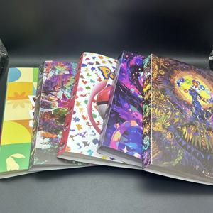애니메이션 PTCG 트레이딩 카드 앨범 240PCS 카드 컬렉션 북 TCG 게임 카드용 휴대용 카드 보관 폴더 홀더 휴일 선물
