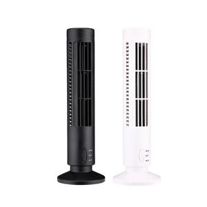 1Pcs 휴대용 공기 냉각기 수직 블레이드리스 팬 USB 데스크탑 에어컨 팬 홈 오피스용 미니 냉각 타워 팬