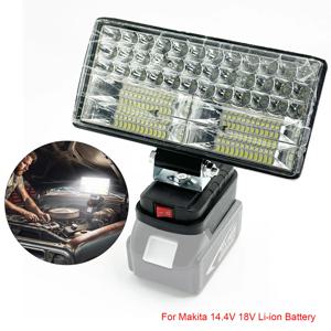 LED 작업 조명 4/6/8인치 마키타 14.4V 18V 리튬 이온 배터리 램프 야외 손전등 랜턴 캠핑 비상등