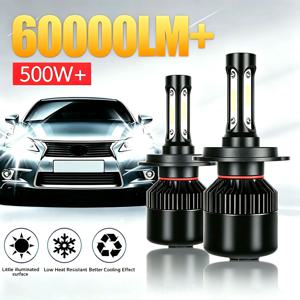 2개입, 300,000루멘, 300W, H4, H8, H9, 9004, 9007, 상향/하향 빔, H1, H3, H7, 9005/HB3, 9006/HB4, H8, H9, H11, 9012, 자동차용 LED 헤드라이트, 흰색, 12V.
