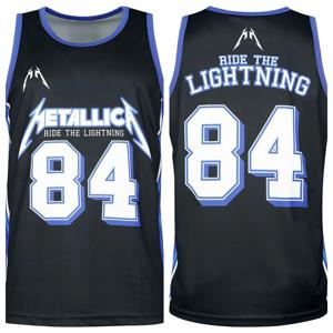 Metallica M72 월드 투어 2026 농구 저지 남성 및 여성 여름 조끼 통기성 빠른 건조 가족 아동 의류