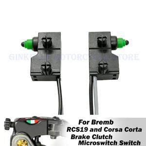Bremb RCS 19 및 RCS Corsa Corta 브레이크 마스터 실린더 펌프 스톱 라이트 마이크로 스위치 센서 오토바이 액세서리
