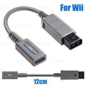 닌텐도 Wii 콘솔용 타입 C 케이블 충전 어댑터 케이블 USB C LED 컨버터 코드 Wii 컨트롤러 전원 케이블 액세서리