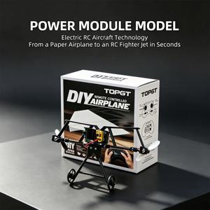 DIY RC 종이 비행기 키트 자이로 안정 장치가 있는 전기 원격 조종 비행기, 남녀 어린이용, 뒷마당 공원 해변용