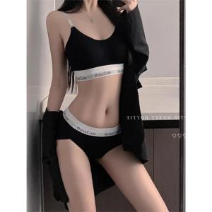 언더와이어가 없는 여성용 처짐 방지 스포츠 속옷, 얇은 상단과 두꺼운 하단 브라, 통기성이 좋고 아름다운 뒷면