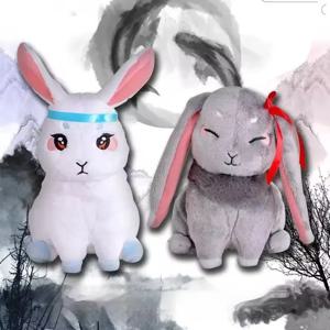 만화 '마법의 길을 가는 자' 토끼 베개 MDZS 위무현, 란왕지 봉제인형 코스프레 선물