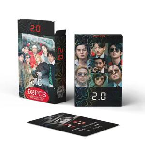 92장의 셀러브리티 미니 카드 13주년 기념 2026 2.0 굿즈 포토 카드 스티커 LOMO 팬 서포트 카드 선물