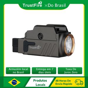 TrustFire GM23 전술 LED 손전등 800 루멘 GL0ck 라이트 레일 장착 USB 충전식 토치