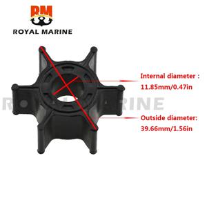 6G1-44352 야마하 2행정 6마력/8마력 보트 엔진용 워터 펌프 임펠러, 교체용, 6G1-44352-00, 시에라-18-3066, 보트 부품
