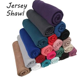 20 색상 일반 저지 Hijab 모자 스카프 코튼 폴리 에스터 랩 탄력성 Shawls Foulard 긴 소프트 이슬람 머리띠 Snood 170*60Cm