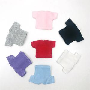 새로운 OB11 인형 옷 티셔츠 블랙/핑크/레드/화이트/블루 ob11,obitsu11,molly,1/12 BJD 인형 액세서리용 짧은 귀여운 티셔츠