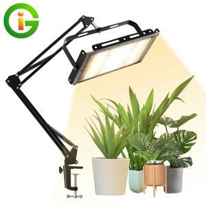 50W 100W 150W LED 식물등 스탠드 포함, 실내 온실 식물 성장 조명용 풀 스펙트럼 태양광 LED 식물 램프