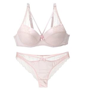 2021 새로운 섹시한 여성 BCD 컵 브래지어 세트 레이스 끈 팬티 속옷 팬티 Intimante Brief 여성 소녀 란제리