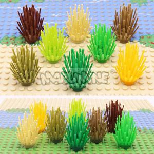 MARUMINE 30PCS 부시 2x2 식물 호환 6064 Moc 벽돌 부품 꽃 나무 잔디 건설 정글 빌딩 블록 액세서리