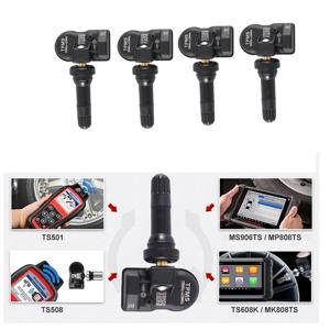 Autel Black용 범용 수리 도구, 프로그래밍 MX 센서, TPMS 타이어 압력 모니터 센서, 315MHZ, 433MHZ, 2 in 1, 4 개