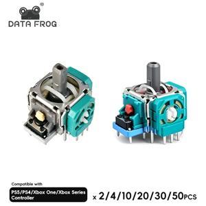 DATA FROG 교체용 3D 아날로그 조이스틱, PS5, PS4, 스위치 프로, Xbox 원 컨트롤러용, 썸스틱 수리 부품 액세서리 2023