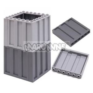 Marumine 30PCS 23405 패널 1x6x5 골판지 MOC 모델 키트 컨테이너 자동차 트랙 액세서리 빌딩 벽돌 아이디어 부품
