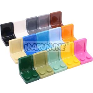 Marumine 50PCS MOC 벽돌 자동차 부품 2x2x2기구 좌석 의자 4079 호환 트럭 빌드 블록 액세서리 조립 모델 키트