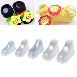 10Pcs 명확한 플라스틱 아기 부티 디스플레이 양말 ReusableChild 부티 쇼케이스 홀더 8-12cm 아기 피트는 PVC 플라스틱 랙을 지원합니다