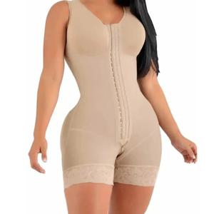 높은 압축 바디 Shapewear 여성 Fajas Colombianas 교정 거들 배꼽 컨트롤 포스트 지방 흡입 BBL 슬리밍 허리 벨트