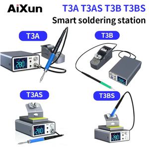 AIXUN T3A T3B 스마트 납땜 스테이션 T115/T210/T245/T12 마더 보드 PCB BGA SMD BGA 납땜 수리 도구 용 재 작업 스테이션