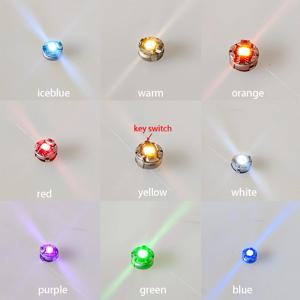 미니 슈퍼 밝기 키 버튼 램프 Led 단일 조명 Diy 마이크로 장면 레이아웃 조명 재료 디오라마 액세서리 1Pcs
