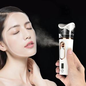 안개 분무기 휴대용 나노 미용 기기 미니 수분 공급 가습기 스킨 케어 LED 디스플레이 휴대용 얼굴 기선 분무기