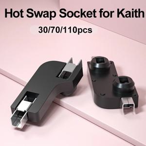 110pcs/70pcs Outemu Cherry MX 스위치 용 Kailh 핫 스왑 가능 PCB 소켓 핫 플러그 ​​기계식 키보드 축 DIY 커넥터