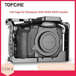 Panasonic GH5 GH5S GH5II 카메라 케이지(콜드 슈 마운트 포함) Arri 3/8 홀 Arca 퀵 릴리스 레일용 Topcine 카메라 케이지