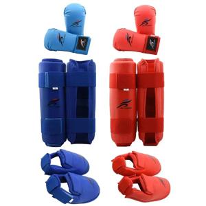 MMA 세트 복싱 장갑 세트, 다리 정강이 가드, 손바닥 발 보호대 헬멧, 남성 밴드, 가라테 장비, 성인 및 어린이