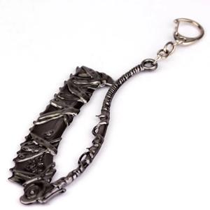 Bloodborne 한정판 키 체인 금속 펜던트 PS4 게임 열쇠 고리 남성 여성 Jewlery 선물