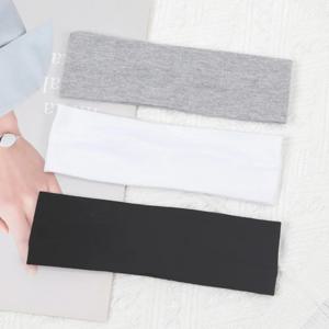 여성을위한 3Pcs 패션 스포츠 머리띠 탄성 헤어 밴드 러닝 피트니스 요가 헤어 밴드 스트레치 메이크업 헤어 액세서리